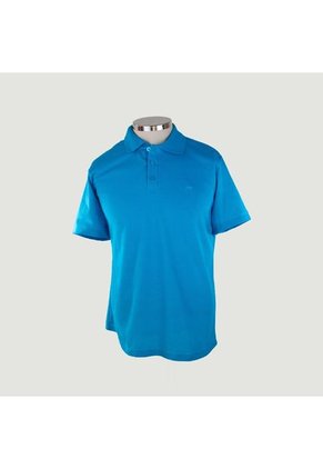 Camiseta Para Hombre Manga Corta Azul Turquesa Marca L&H