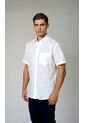 Camisa Para Hombre Manga Corta Blanco Marca L&H de L&H