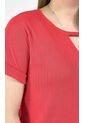 Camiseta Para Mujer Manga Corta Rojo Marca L&H de L&H