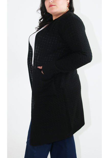 Chilango Para Mujer. Manga Larga Negro Marca L&H
