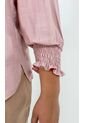 Blusa Para Mujer. Manga 3/4 Rosado Marca L&H de L&H