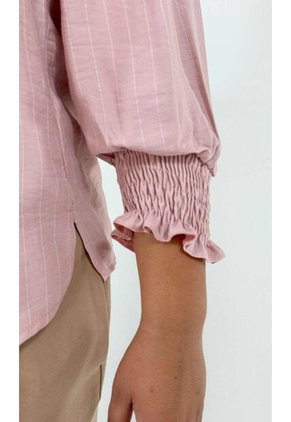 Blusa Para Mujer. Manga 3/4 Rosado Marca L&H