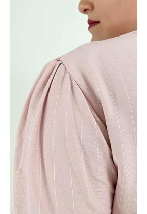 Blusa Para Mujer. Manga 3/4 Rosado Marca L&H