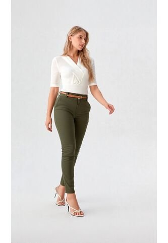 Pantalon Para Mujer Verde Marca L&H Ref. 1Ac407001 L&H