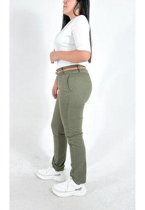 Pantalon Para Mujer Verde Marca L&H Ref. 1Ac407001