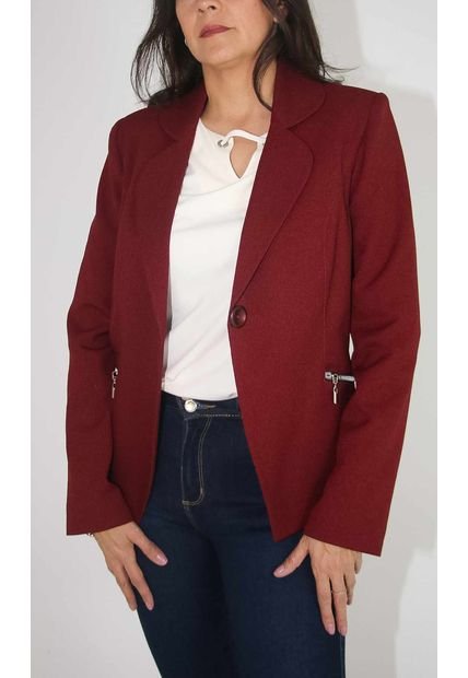 Chaqueta Para Mujer Vino Marca L&H