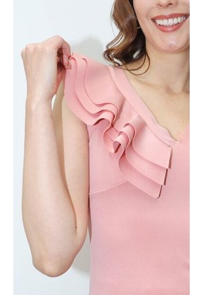 Blusa Para Mujer Manga Sisa Rosado Marca L&H