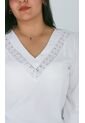 Blusa Para Mujer Manga 3/4 Blanco Marca L&H Ref. 1F412693 de L&H