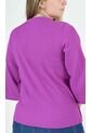 Blusa Para Mujer Manga 3/4 Morado Marca L&H de L&H