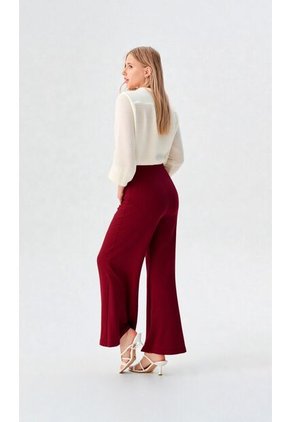Pantalon Para Mujer Vino Marca L&H Ref. 2J407032