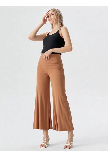 Pantalon Para Mujer Taupe Marca L&H