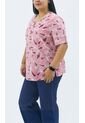 Blusa Para Mujer. Manga Corta Rosado Marca L&H Ref. 5P612099 de L&H