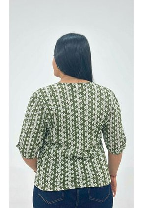 Camiseta Para Mujer. Verde Marca L&H Ref. 4R609071