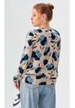 Blusa Para Mujer Manga Larga Azul Marca L&H Ref. 5P412289 de L&H
