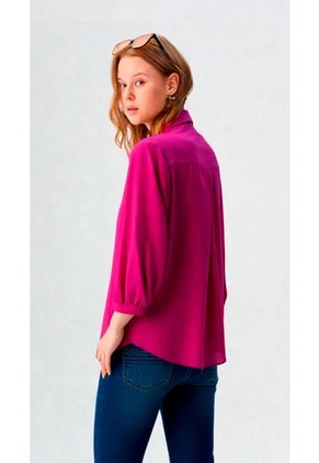 Blusa Para Mujer Manga 3/4 Morado Marca L&H Ref. 5P412287