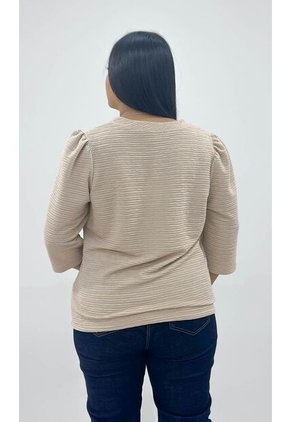 Camiseta Para Mujer. Beige Marca L&H Ref. 2J609094