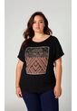 Camiseta Para Mujer. Manga Corta Negro Marca L&H Ref. 5G609079 de L&H