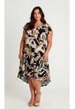 Vestido Para Mujer. Manga Corta Negro Marca L&H Ref. 1Y617020 de L&H