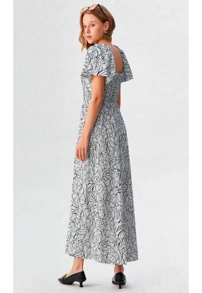 Vestido Para Mujer Manga Corta Azul Marca L&H Ref. 1Y417034