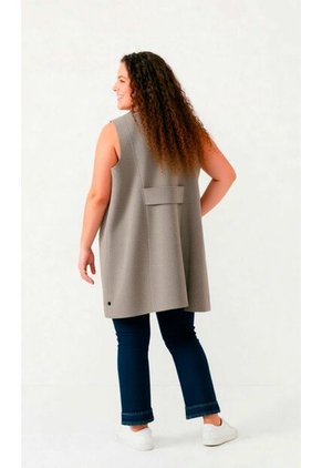 Chaleco Para Mujer. Beige Marca L&H Ref. 4V625011