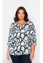 Camiseta Para Mujer. Manga 3/4 Azul Marca L&H Ref. 2J609099 de L&H