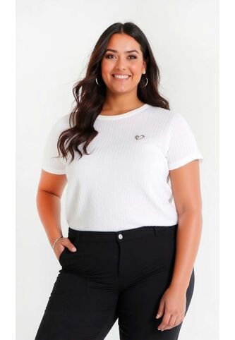 Camiseta Para Mujer. Manga Corta Blanco Marca L&H Ref. 4R609072 L&H