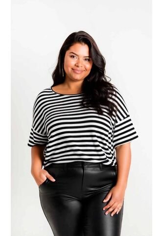 Camiseta Para Mujer. Manga Corta Negro Marca L&H Ref. 2J609097 L&H