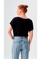 Camiseta Para Mujer Manga Corta Negro Marca L&H Ref. 5G409263 de L&H