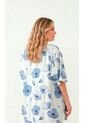 Camiseta Para Mujer. Manga Corta Azul Marca L&H Ref. 2J609100 de L&H