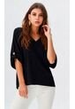 Camiseta Para Mujer Negro Marca L&H Ref. 1F409545 de L&H