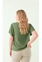 Camiseta Para Mujer. Manga Corta Verde Marca L&H Ref. 4R609072 de L&H