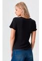 Camiseta Para Mujer Manga 3/4 Negro Marca L&H Ref. 7S409052 de L&H