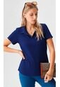 Camiseta Para Mujer Manga Corta Azul Marca L&H Ref. 4R409233 de L&H