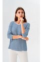 Camiseta Para Mujer Manga 3/4 Azul Marca L&H Ref. 1F409549 de L&H