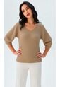 Camiseta Para Mujer Manga 3/4 Beige Marca L&H Ref. 1F409546 de L&H