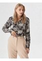 Blusa Para Mujer Manga Larga Gris Oscuro Marca L&H Ref. 2J412283 de L&H