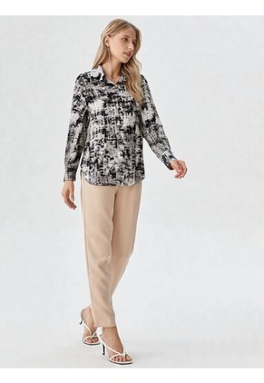 Blusa Para Mujer Manga Larga Gris Oscuro Marca L&H Ref. 2J412283