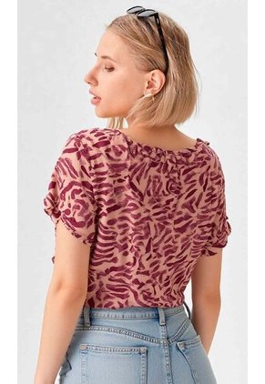 Camiseta Para Mujer Manga 3/4 Rosado Marca L&H Ref. 1F409533