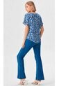 Camiseta Para Mujer Manga 3/4 Azul Marca L&H Ref. 1F409533 de L&H