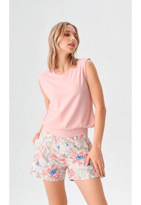 Blusa Para Mujer Manga Sisa Rosado Marca L&H