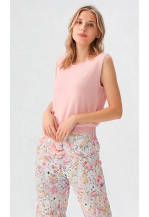 Blusa Para Mujer Manga Sisa Rosado Marca L&H