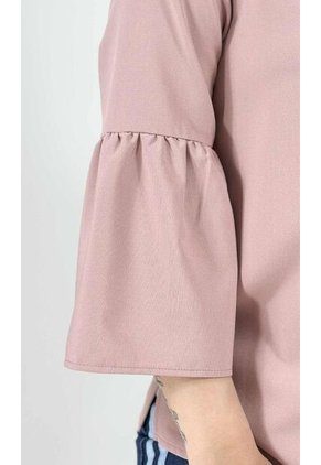 Blusa Para Mujer Manga 3/4 Rosado Marca L&H