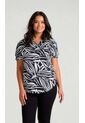 Blusa Para Mujer. Manga Corta Negro Marca L&H Ref. 5P612077 de L&H