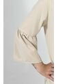 Blusa Para Mujer Manga 3/4 Beige Marca L&H de L&H