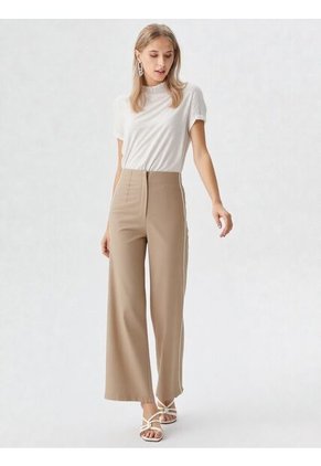 Pantalon Para Mujer Taupe Marca L&H