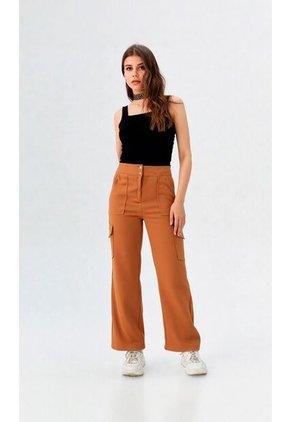 Pantalon Para Mujer Taupe Marca L&H