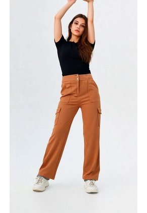 Pantalon Para Mujer Taupe Marca L&H