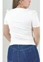 Camiseta Para Mujer Manga Corta Blanco Marca L&H de L&H