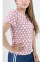 Camiseta Para Mujer Manga Corta Rosado Marca L&H de L&H