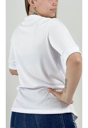 Camiseta Para Mujer Manga 3/4 Blanco Marca L&H